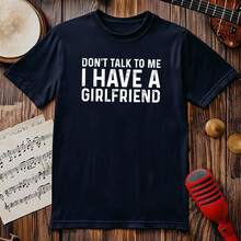 My Girlfriend Me Funny T-Shirt Print Short Sleeve T-Shirt T Shirt Black T Shirt Printed Short Sleeve T-Shirt For Summer Graphic Tees Graffiti Shirt Round Neck Oversized T Shirt Sleeve Casual T-Shirt, Street Hip Hop Style T-Shirt 100% Heavy Cotton All-Season Wear Individuality Unisex Top Gifts For Girlfriend Boyfriend - 黑11 - 查看 4