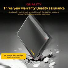 Kodak 1TB tragbare externe Festplatte mit 5 Gbit/s Hochgeschwindigkeit (120 MB/s), 2TB tragbare Festplatte für Spiele, kompatibel mit /PS3/PS2/PS1/Switch