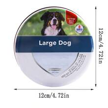 Pet Collar, 8 Months Protection, Plant Ingredient, Waterproof Adjustable, Large Dog & Small Dog & Cat (2pcs)