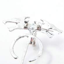 1 件电影/电视主题狼头和龙设计胸针，合金配件背包，适用于学校办公室配件衬衫夹克珠宝圣诞节万圣节秋冬配饰，适合青少年、青年、男士、休闲、户外、运动、度假、毕业礼物、生日、日常穿着衣服别针有趣可爱的教师礼物 - 彩色 - 查看 9