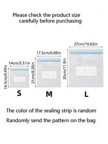 15/20/30/40/65pcs, Clear Zipper Bag, Sealed Food Storage Zip Lock Bag, For Biscuit Cookie Candy Snack Dry Fruit Grain Cereal Spices, Portable Leakproof Food Fresh-Keeping Container For Fridge, Vacuum Sealer Bags, Kitchen Accessories