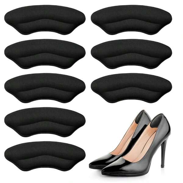 4/8/20 Stücke einfarbige Fersenschutz Polster, Fersenschutz-Kissen, rutschfeste selbstklebende Fersenschutz-Aufkleber für Schuhe, moderne Vliesstoff Fersen-Aufkleber gegen Verschleiß und Beschädigung für den täglichen Gebrauch