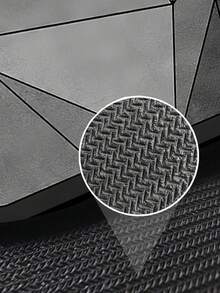 1 件装全新几何空间设计硅胶浴室垫 - 速干、超强吸水防滑地毯、柔软舒适、适用于浴室、淋浴房、洗衣房、卧室、客厅、门垫、厨房