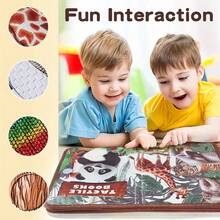 婴儿书籍玩具，婴儿触觉褶皱布书，早期发展互动婴儿车毛绒玩具，男孩女孩洗礼圣诞袜填充物