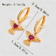 2pcs/Set New Fashion Middle Eastern Bridal Earrings