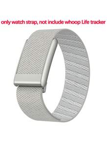 Bands For Whoop 5.0 - Replacement Nylon Knit Watch Strap Wristband With U-Shaped Metal Accessories ( NOT For Whoop 4.0)