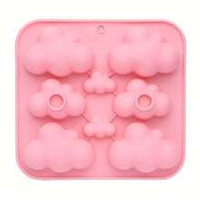 1 pièce Moule à gâteau multifonctionnel en silicone en forme de nuage et de bulle - Blanc - Voir 8