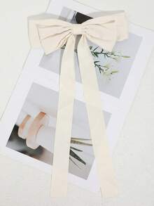 1 件女士休闲优雅纯色领结装饰可拆卸假领，适合派对、宴会、晚礼服、舞台表演