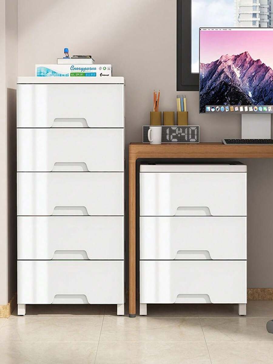 加厚收纳柜，塑料梳妆台收纳盒，加高抽屉式儿童衣柜女士收纳整理器旅行必需品返校宿舍收纳秋季装饰