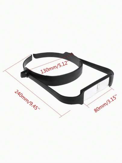 4-Lens(1.6X, 2.0X, 2.5X, 3.5X)Head-Mounted Magnifier – Hands Free Magnification For Reading, Diamond Painting, Embroidery & Jewelry – Lightweight & Comfortable Design, High Definition Magnifier For Reading School Supplies,Back To School
