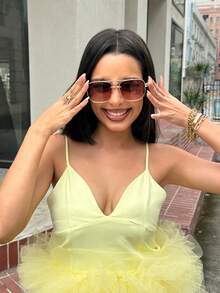 DareSee 1pc Women's Minimalist Unique Exaggerated Luxurious Stainless Steel Ring, Versatile For Daily Wear Music Fest Y2KFest Back To School Autumn Christmas Christmas Winter Christmas Gifts