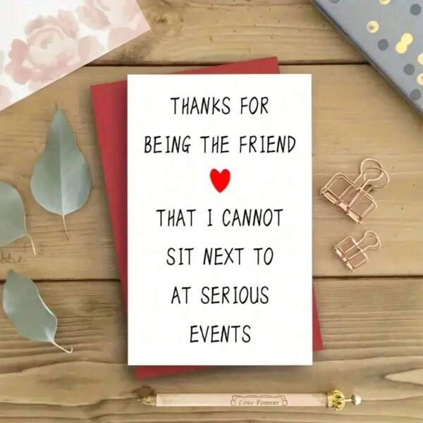 A Funny Best Friend Birthday Card For Anyone, Celebrates Special Moments, Ideal Gifts For Men, Ladies, Non-Binary Individuals, Touching Appreciation, School Supplies,Back To School