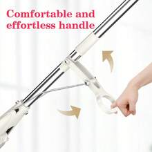 可调节手柄海绵拖把，双折叠，省力海绵拖把，吸水家用地板拖把，免洗手海绵拖把，除尘海绵拖把，清洁工具，适用于客厅、卧室、浴室、卫生间、厨房、地板清洁