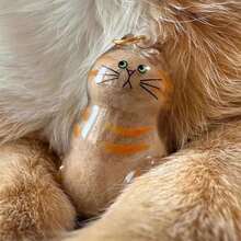 1 件透明猫毛纪念品胶囊，宠物毛发存储钥匙扣，带有金项圈设计的可爱猫形纪念容器，密封的宠物毛皮存储，用于 DIY 纪念吊坠，送给猫爱好者和宠物损失同情的礼物，记住心爱宠物的理想选择，宠物配饰，独特的个性化宠物配饰 - 彩色 - 查看 9