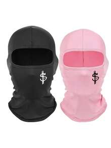 2pcs Unisex Balaclava Ski Mask Face Cover Anti-UV Anti-Wind, Suitable For Daily Wear, Outdoor Travel, Hiking, Skiing - Multicolor - View 22