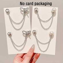 1/2/4/6pcs Magnetic Pants Leg Clips, Adjustable Trouser Leg Holder Clips - Pants Cuff Fastener, Unisex Pants Protector From Dragging On The Ground