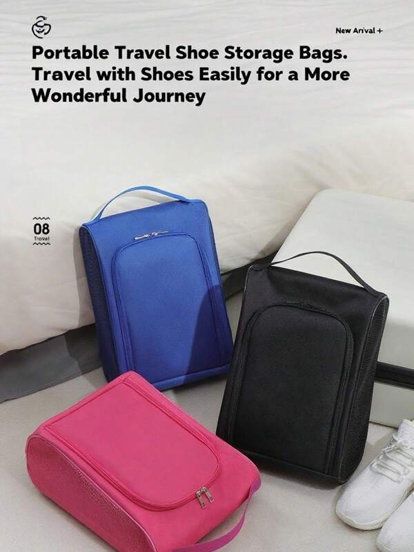 Sacs de rangement pour chaussures de voyage pour les chaussures de basket-ball et de football. Sacs portables pour les déplacements professionnels et les voyages, pour ranger les chaussures séparément, anti-poussière et convenant aux sandales.