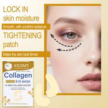 Xioimy 40pcs Collagen Hydrating & Firming Eye Masks, Refine And Brighten Eye Area Skin, Suitable For All Skin Types