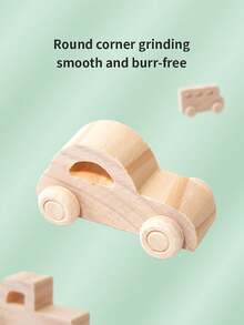 8 piezas/set Juguetes de coche de madera DIY para pintar, juguetes de coche de madera DIY, coches de madera sin terminar, manualidades para estudiantes y actividades en el hogar, set de tiempo familiar y carpintería fácil, kit para construir y pintar tu propio coche y camión, regalos para niños - Caqui - Ver 5
