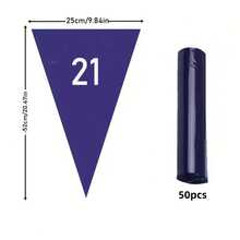 50pcs Disposable Plastic Piping Bags, Extra Thick Pastry Bags, Durable Icing Piping Bags, Baking Tools For Cupcakes, Cookies, Ideal For Icing, Frosting ,Fondant, Cake Decorating, DIY Kitchen Gadget For Dessert Decoration, Baking Essentials For Restaurant, Dessert Shop - Blue - View 12