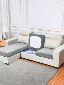 Luxury Silver Fox Velvet Sofa Cover, Stretch Sectional Couch Covers, Chaise Lounge Covers, Sofa/Couch Seat Covers, Couch/Sofa Cushion Covers For Sectional Sofa,Couch Cover,Sofa Covers Washable - Multicolor - View 11