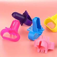 5pcs/3pcs/1pc Blue Balloon Tying Clip, Party Decoration Balloon Tying Tool For Wedding, Birthday, Latex Balloons