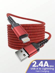 BinBoom USB-A 转 Lightning 数据线，快速充电线，兼容 14/13/12/11 Pro Max，USB 数据线兼容 XS Max/XR/X/8/7/Plus/6S Plus，兼容 iPad、iPod、 14 Pro Max/14 Pro/14 Plus/13 Pro Max/13 Pro/13/12 Pro/12/11/XS/XR/8 Plus/8/7/6/5/SE，兼容 iPad 充电器，MFi 认证 - 彩色 - 查看 17