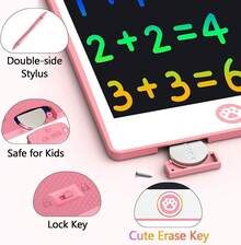 Hockvill LCD Writing Tablet Kids 8.8 Inch, Toys Girls Boys Drawing Pad 3 4 5 6 Year Old Kids Toys, Children's Day Valentines Kids Toddler Doodle Board Travel Essentials,Birthday,Party Gifts - 綠色 - 查看 5