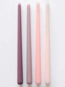 4 قطع/مجموعة - شمع طويل الساق 12 بوصة ب- 6 ألوان تدرجية، شمع للمناسبات، شمع لعشاء الشموع، ديكور المنزل، شمع أعياد الميلاد، شمع حفلات الولائم والزفاف الرومانسية، ديكور المكان، هدايا التخرج، هدايا صغيرة للحفلات، هدايا خاصة، ديكور هالوين وعيد الميلاد