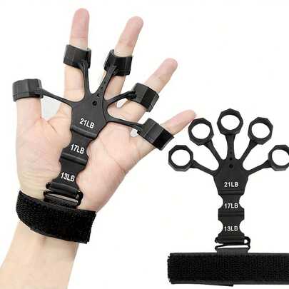 Adjustable Grip Strengthener - Hand Grip Trainer, 6 Resistance Levels - Ideal For Those Who Often Feel Finger Fatigue