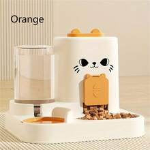 2-In-1 Automatic Pet Cat Dog Water & Food Dispenser, No Electricity, With Moisture-Proof Design - Multicolor - View 5