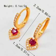 2pcs/Set New Fashion Middle Eastern Bridal Earrings
