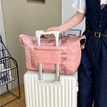 Unisex Large-Capacity Sports And Fitness Bag That Can Be Sleeved On A Trolley Rod, Suitable For Travel And Boarding. It Is Wear-Resistant, Practical, And A Carry-On Luggage Bag.