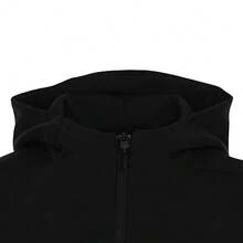 Adidas 男士 M Z.N.E. 连帽运动夹克 JD5984 - 黑色 - 查看 3