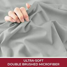 Mellanni King Fitted Sheet - Iconic Bedding Sheets With Up To 16 Inch Deep Pocket - Soft & Cooling - Fade & Stain Resistant - 1 PC (King, Light Blue) - 1284 溫泉薄荷 - 查看 6