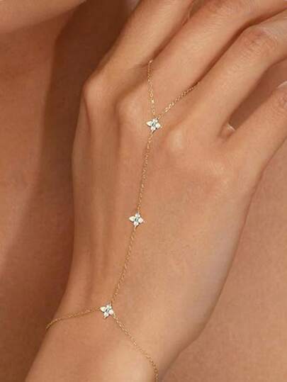 مجموعة من الأساور الذهبية للنساء، 14 قيراط من الذهب مطلية بطبقة رقيقة قابلة للتكديس من مشبك الورق وسلسلة الربط الكوبية، مجموعة أساطيل من المجوهرات قابلة للتعديل مقاس 7"2"