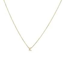 1件女士经典金色不锈钢字母吊坠项链 - Style 4 - 查看 5