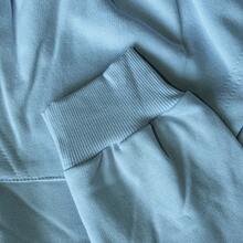 Unisex Everyday  Sweatshirt With Salvatore Print - Baby Blue - View 2