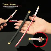 1pc Merchandise - Sword Model - Home Decor - Full Metal Model - Alloy Material - Kanroji Mitsuri Sword Model - New Launch Spring-Loaded Sword - Perfect Gift - Birthday Gift - Ideal Present - Surprise Gift - Holiday Gift - Seasonal Gift - Halloween Gift - Christmas Gift - Gift - Toy