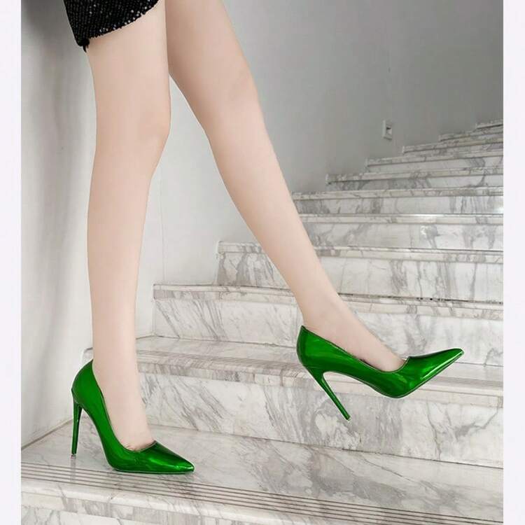 Wedding High Heels - Grön - Visa 4