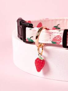 PETSIN CP611水果圖案印花聚酯寵物項圈，適用於中小型犬 - 查看 5