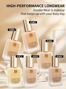 Estée Lauder Estée Lauder Double Wear Stay-In-Place Fond de Teint Liquide 1C1 Cool Bone 30ml/1 Oz - Maquillage longue tenue, contrôle de l'huile toute la journée, résistant à la transpiration, à la chaleur et à l'humidité, résistant à l'eau, ne colle pas, ne s'incruste pas dans les rides ou les pores