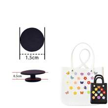 10pcNew Fashionable Butterfly Flower PVC Soft Rubber Detachable Hole Shoe Buckle DIY Beach Bag Hole Buckle Jewelry Accessories Beach Accessories Beach Essentials Vacation Holiday Essentials