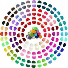 126 pièces Set de crochet pour débutants, comprend un fil acrylique à 100%, des crochets à tricoter et un sac de rangement noir, un kit de crochet ergonomique et portable, convient à tous les débutants (accessoires et couleurs de fil aléatoires)