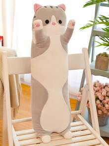 Molutian 2 Sizes (50/70cm) Long Plush Cat Doll, Cute Animal Cat Creative Long Soft Plush Doll, Office Rest Sleep Pillow Cushion Stuffed Gift Doll, Children Birthday Gift, Christmas Gift, Girls Gift - Multicolor - View 19