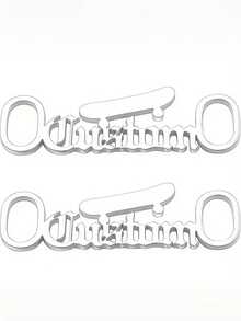 1pc Customized Name Rabbit Necklace, Personalized Rabbit Necklace, Rabbit Gift, Rabbit Pendant, Easter Gift, Gift For Her, Thanksgiving Gift, Back To School Gift - Silver - View 5