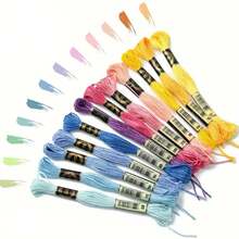 12pcs/Set 8m Embroidery Threads Floss For Cross Stitch Threads Friendship Bracelets Crafts