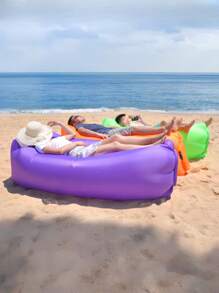 Neues tragbares aufblasbares Sofa Bett (in mehreren Farben erhältlich) Outdoor hängend Sofa/leichtes mobiles Sofa/undurchlässiges Camping Sofa | 3 Sekunden schnelle Aufblähung ohne Luftpumpe | 400 Kilo Tragfähigkeit Anti-Überschlag | amphibisch | für Innen- und Außenbereich geeignet | mit Aufbewahrungstasche | hautfreundliches Material | ideales Sofa für Garten, See, Strand, Camping, Picknicks und Musikfestivals
