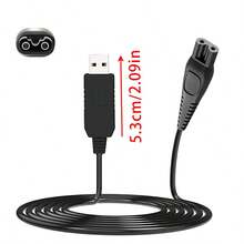 1pc Electric Shaver USB Charger For Series 3000 5000 7000 9000/Oneblade QP2520 QP2620 RQ320 RQ328 RQ330 RQ331 RQ338 RQ350