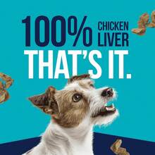 Stewart Single Ingredient Freeze Dried Raw Dog Treats, Chicken Liver, 16.8 Ounce Value Size Resealable Tub, Training Treats Or Meal Topper For All Size Dogs, High Protein, Grain-Free, Gluten-Free - Chicken Liver - 查看 9